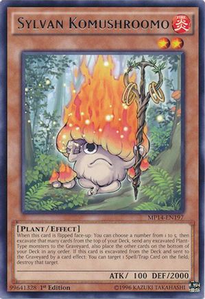 Sylvan Komushroomo [MP14-EN197] Rare - Yu-Gi-Oh! - Card Brawlers | Quebec | Canada |