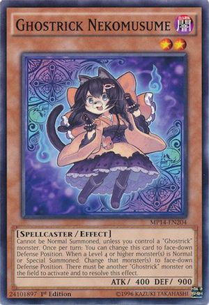 Ghostrick Nekomusume [MP14-EN204] Common - Yu-Gi-Oh! - Card Brawlers | Quebec | Canada |