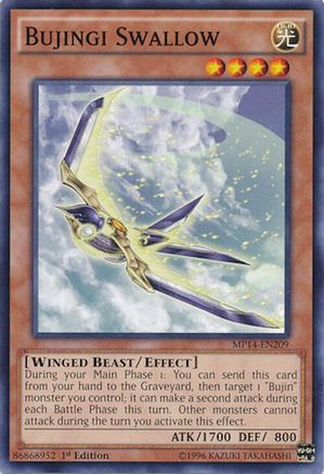 Bujingi Swallow [MP14-EN209] Common - Yu-Gi-Oh! - Card Brawlers | Quebec | Canada |