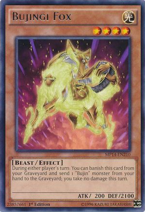 Bujingi Fox [MP14-EN210] Rare - Yu-Gi-Oh! - Card Brawlers | Quebec | Canada |