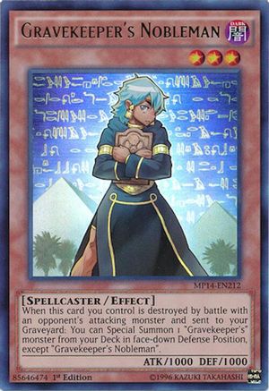 Gravekeeper's Nobleman [MP14-EN212] Ultra Rare - Yu-Gi-Oh! - Card Brawlers | Quebec | Canada |