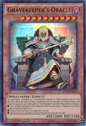 Gravekeeper's Oracle [MP14-EN215] Ultra Rare - Yu-Gi-Oh! - Card Brawlers | Quebec | Canada |