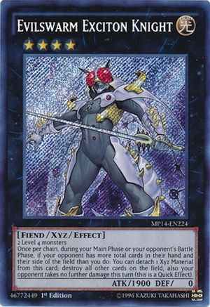 Evilswarm Exciton Knight [MP14-EN224] Secret Rare - Yu-Gi-Oh! - Card Brawlers | Quebec | Canada |