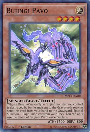 Bujingi Pavo [MP14-EN240] Super Rare - Yu-Gi-Oh! - Card Brawlers | Quebec | Canada |