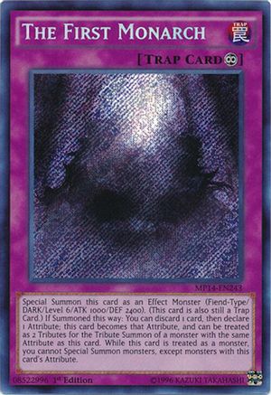 The First Monarch [MP14-EN243] Secret Rare - Yu-Gi-Oh! - Card Brawlers | Quebec | Canada |