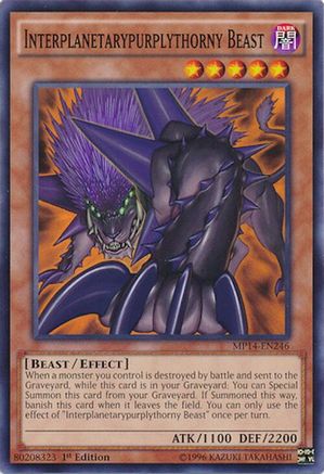 Interplanetarypurplythorny Beast [MP14-EN246] Common - Yu-Gi-Oh! - Card Brawlers | Quebec | Canada |