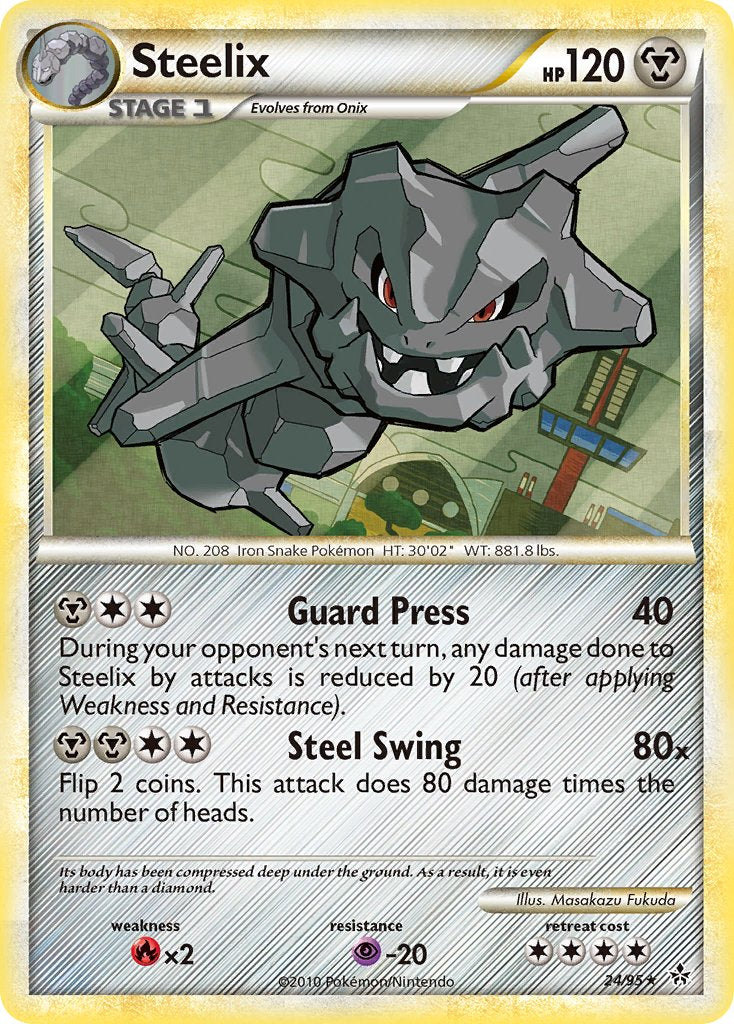 Steelix (24/95) (Theme Deck Exclusive) [HeartGold & SoulSilver: Unleashed] - Pokémon - Card Brawlers | Quebec | Canada |