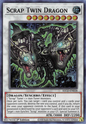 Scrap Twin Dragon [KICO-EN038] Super Rare - Yu-Gi-Oh! - Card Brawlers | Quebec | Canada |