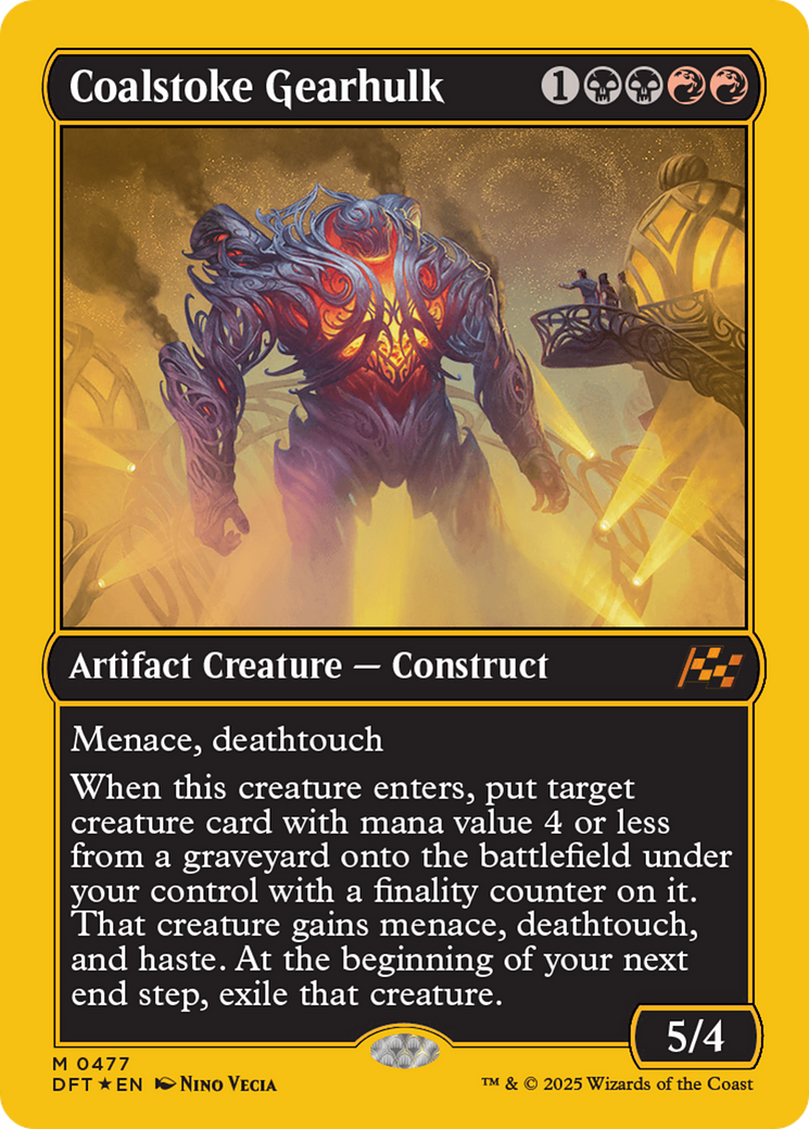 Coalstoke Gearhulk (First-Place Foil) [Aetherdrift] - Magic: The Gathering - Card Brawlers | Quebec | Canada |