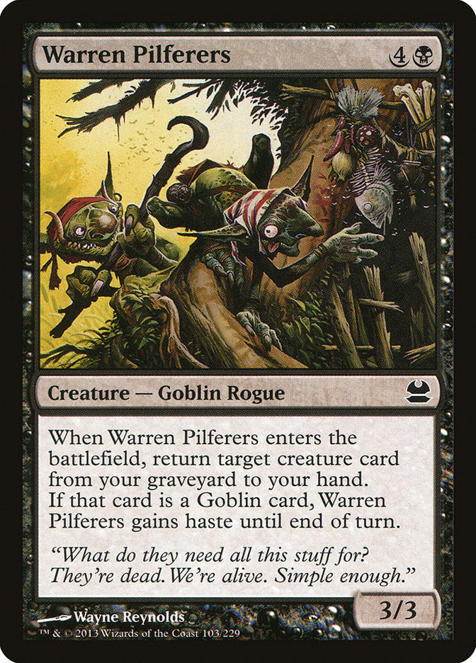 Warren Pilferers [Modern Masters] - Magic: The Gathering - Card Brawlers | Quebec | Canada |