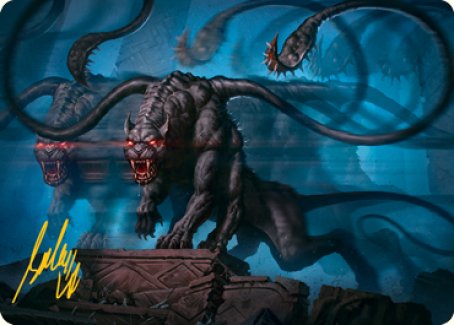 Displacer Beast Art Card (Gold-Stamped Signature) [Dungeons & Dragons: Adventures in the Forgotten Realms Art Series] - Magic: The Gathering - Card Brawlers | Quebec | Canada |