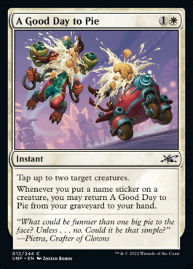 A Good Day to Pie [Unfinity] - Magic: The Gathering - Card Brawlers | Quebec | Canada |
