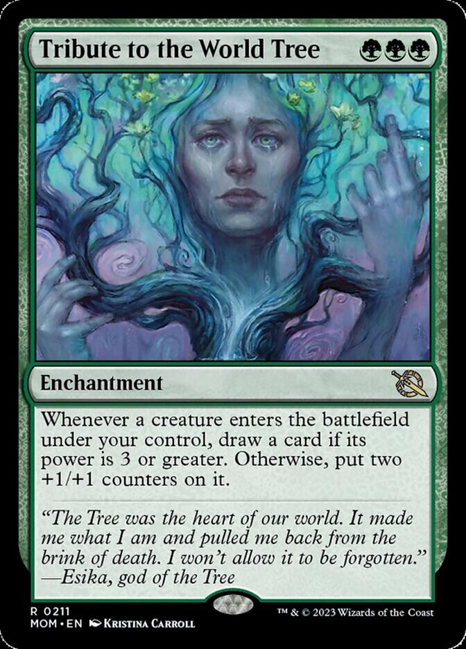 Tribute to the World Tree [March of the Machine] - Magic: The Gathering - Card Brawlers | Quebec | Canada |