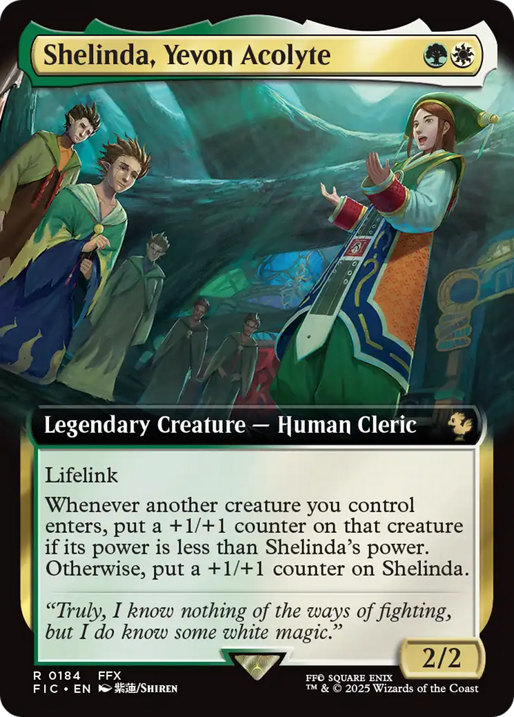Shelinda, Yevon Acolyte (Extended Art) [FINAL FANTASY Commander] - Magic: The Gathering - Card Brawlers | Quebec | Canada |