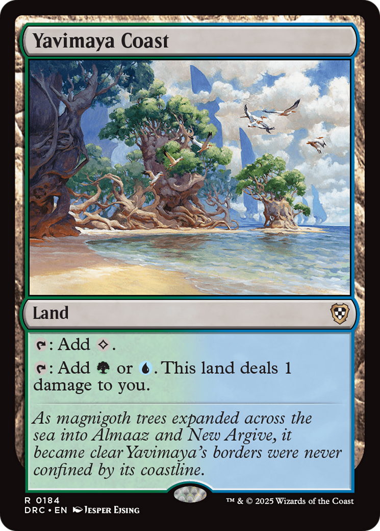 Yavimaya Coast [Aetherdrift Commander] - Magic: The Gathering - Card Brawlers | Quebec | Canada |