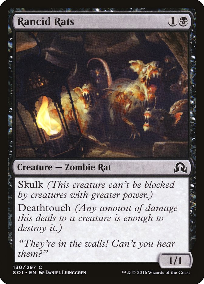 Rancid Rats [Shadows over Innistrad] - Magic: The Gathering - Card Brawlers | Quebec | Canada |
