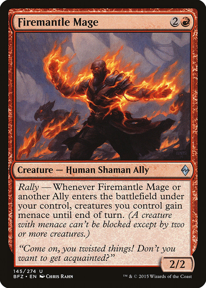 Firemantle Mage [Battle for Zendikar] - Magic: The Gathering - Card Brawlers | Quebec | Canada |