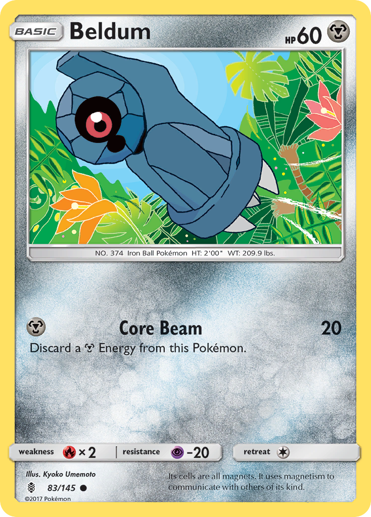 Beldum (83/145) [Sun & Moon: Guardians Rising] - Pokémon - Card Brawlers | Quebec | Canada |