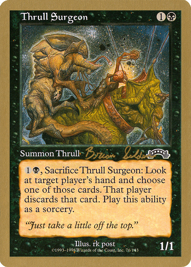 Thrull Surgeon (Brian Selden) [World Championship Decks 1998] - Magic: The Gathering - Card Brawlers | Quebec | Canada |
