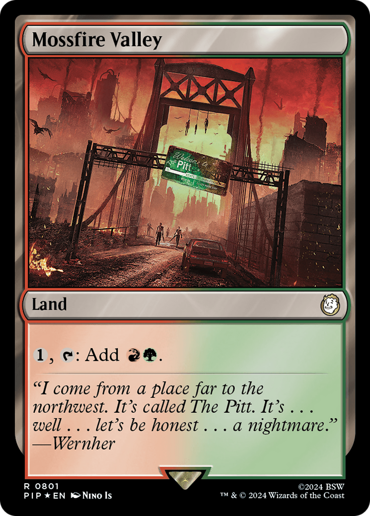 Mossfire Valley (Surge Foil) [Fallout] - Magic: The Gathering - Card Brawlers | Quebec | Canada |
