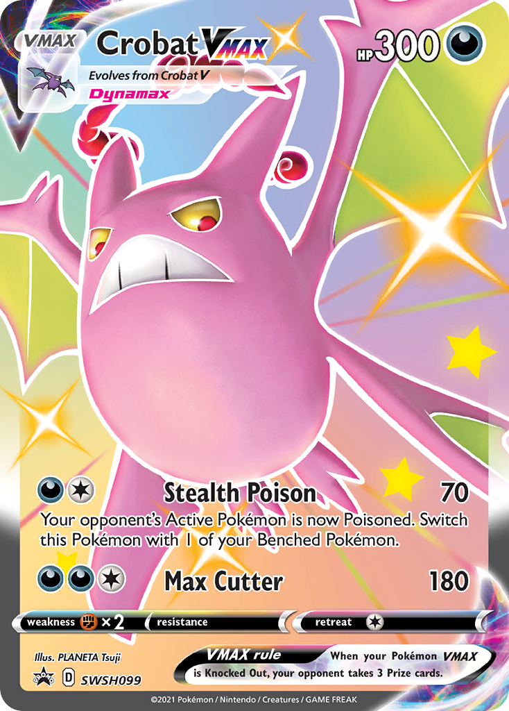 Crobat VMAX (SWSH099) [Sword & Shield: Black Star Promos] - Pokémon - Card Brawlers | Quebec | Canada |