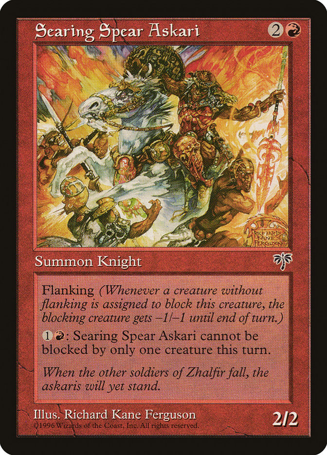 Searing Spear Askari [Mirage] - Magic: The Gathering - Card Brawlers | Quebec | Canada |