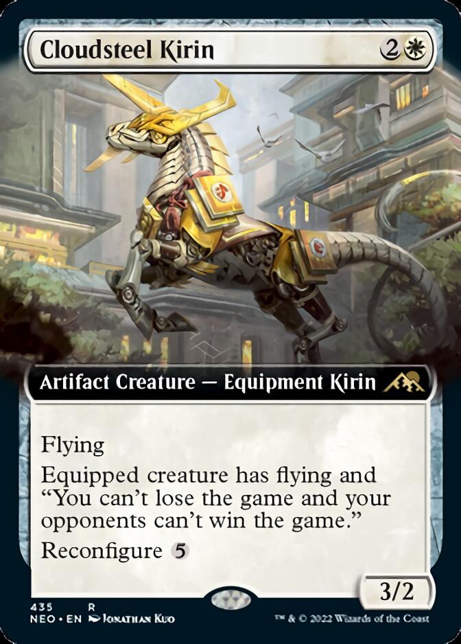 Cloudsteel Kirin (Extended Art) [Kamigawa: Neon Dynasty] - Magic: The Gathering - Card Brawlers | Quebec | Canada |
