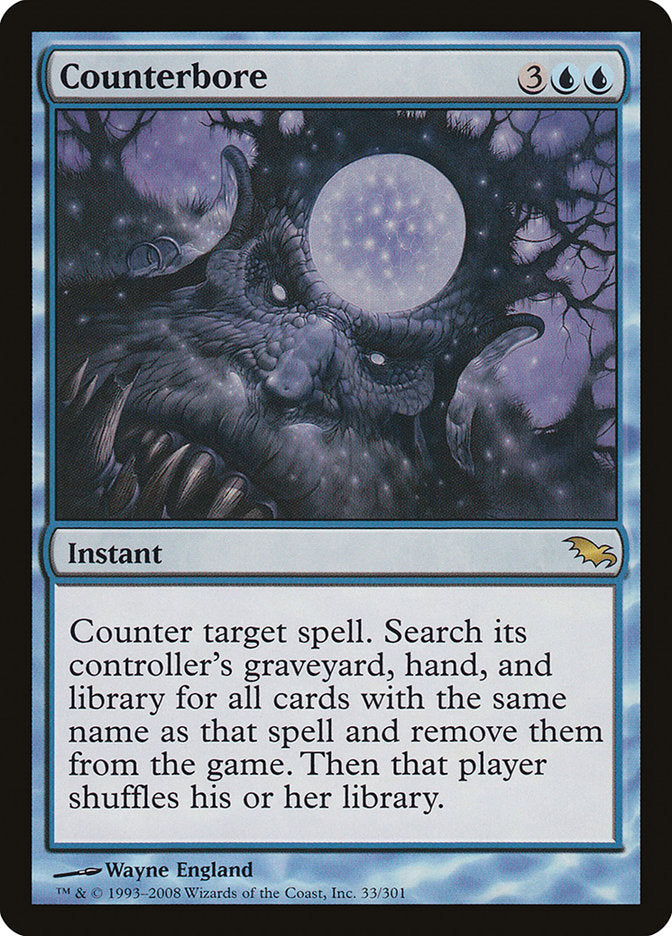 Counterbore [Shadowmoor] - Magic: The Gathering - Card Brawlers | Quebec | Canada |