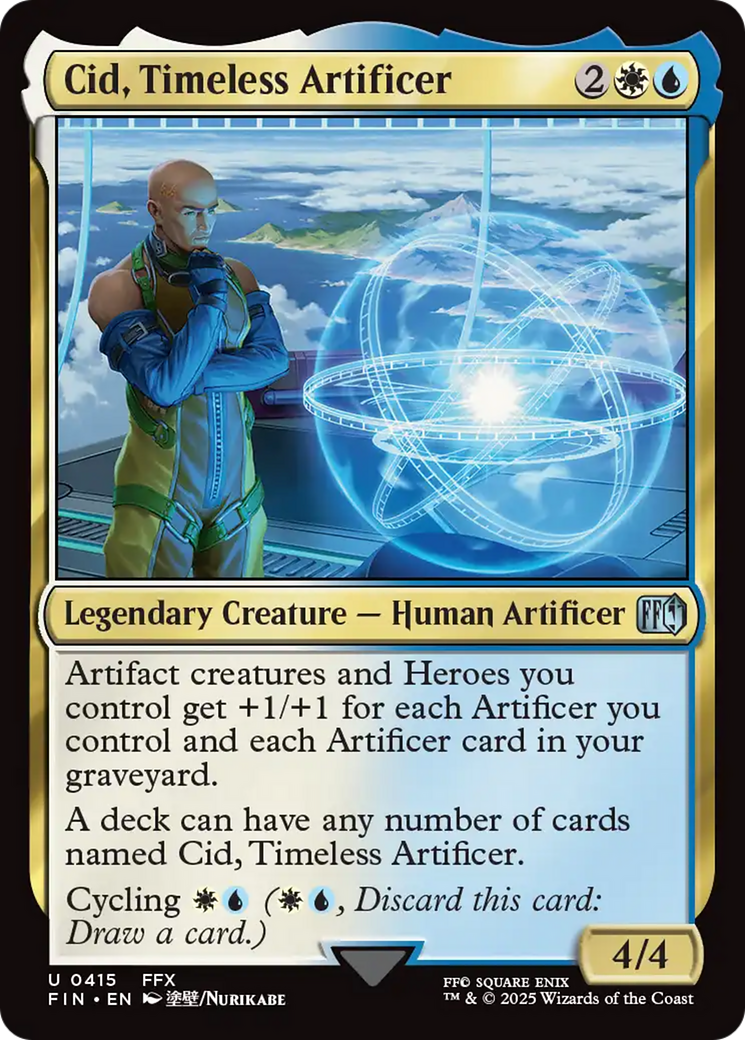 Cid, Timeless Artificer (0415) [FINAL FANTASY] - Magic: The Gathering - Card Brawlers | Quebec | Canada |