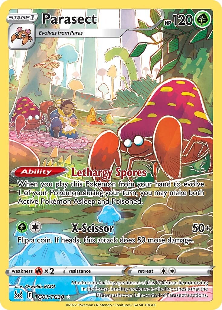 Parasect (TG01/TG30) [Sword & Shield: Lost Origin] - Pokémon - Card Brawlers | Quebec | Canada |