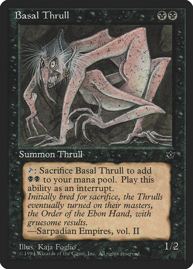 Basal Thrull (Kaja Foglio) [Fallen Empires] - Magic: The Gathering - Card Brawlers | Quebec | Canada |