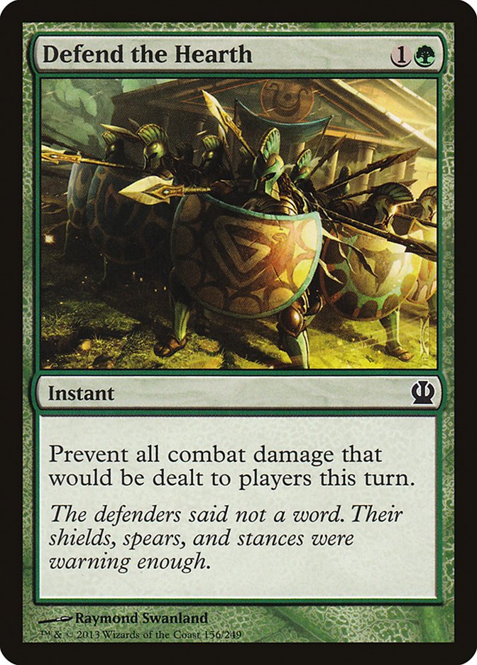 Defend the Hearth [Theros] - Magic: The Gathering - Card Brawlers | Quebec | Canada |