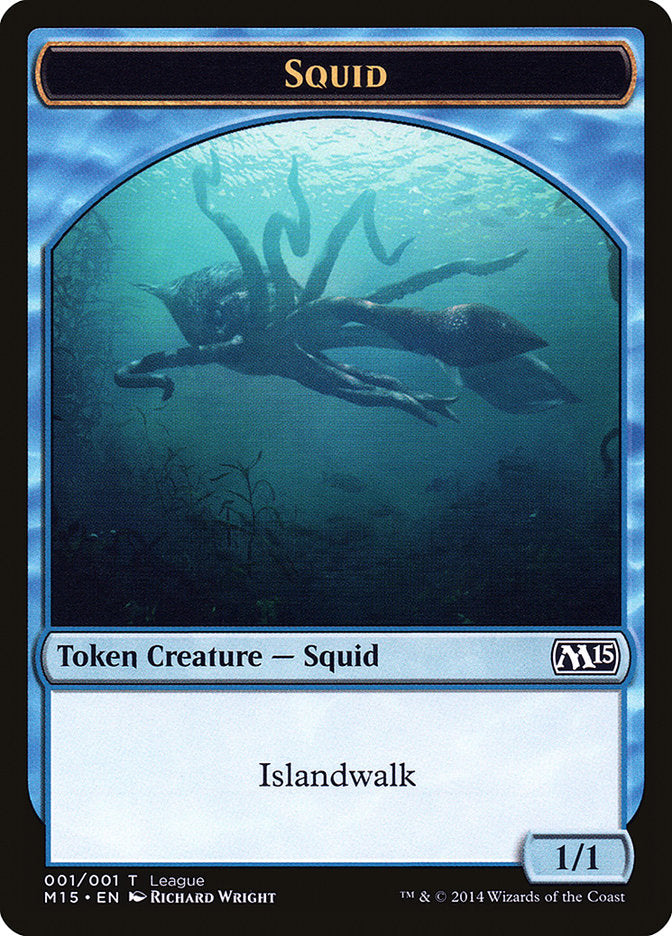 Squid Token [League Tokens 2014] - Magic: The Gathering - Card Brawlers | Quebec | Canada |