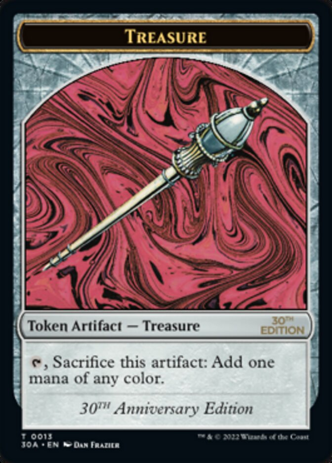 Treasure Token (013) [30th Anniversary Tokens] - Magic: The Gathering - Card Brawlers | Quebec | Canada |