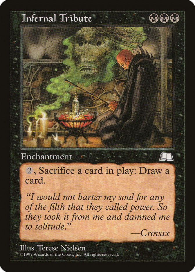 Infernal Tribute [Weatherlight] - Magic: The Gathering - Card Brawlers | Quebec | Canada |