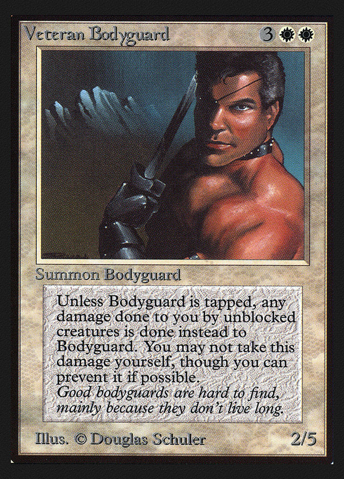 Veteran Bodyguard [International Collectors' Edition] - Magic: The Gathering - Card Brawlers | Quebec | Canada |