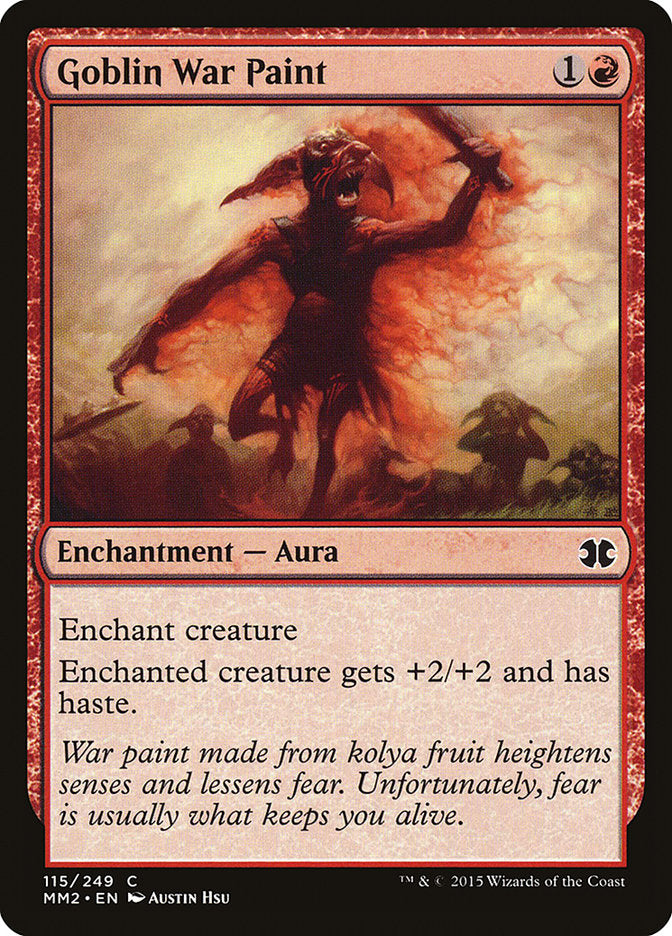Goblin War Paint [Modern Masters 2015] - Magic: The Gathering - Card Brawlers | Quebec | Canada |