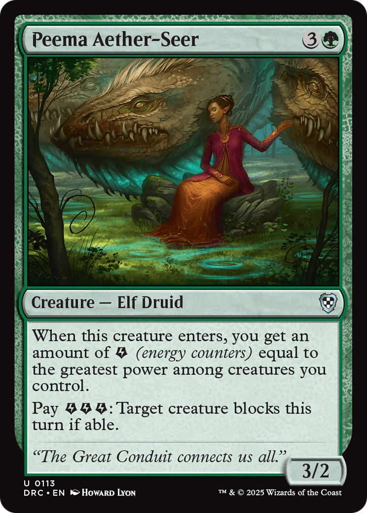 Peema Aether-Seer [Aetherdrift Commander] - Magic: The Gathering - Card Brawlers | Quebec | Canada |