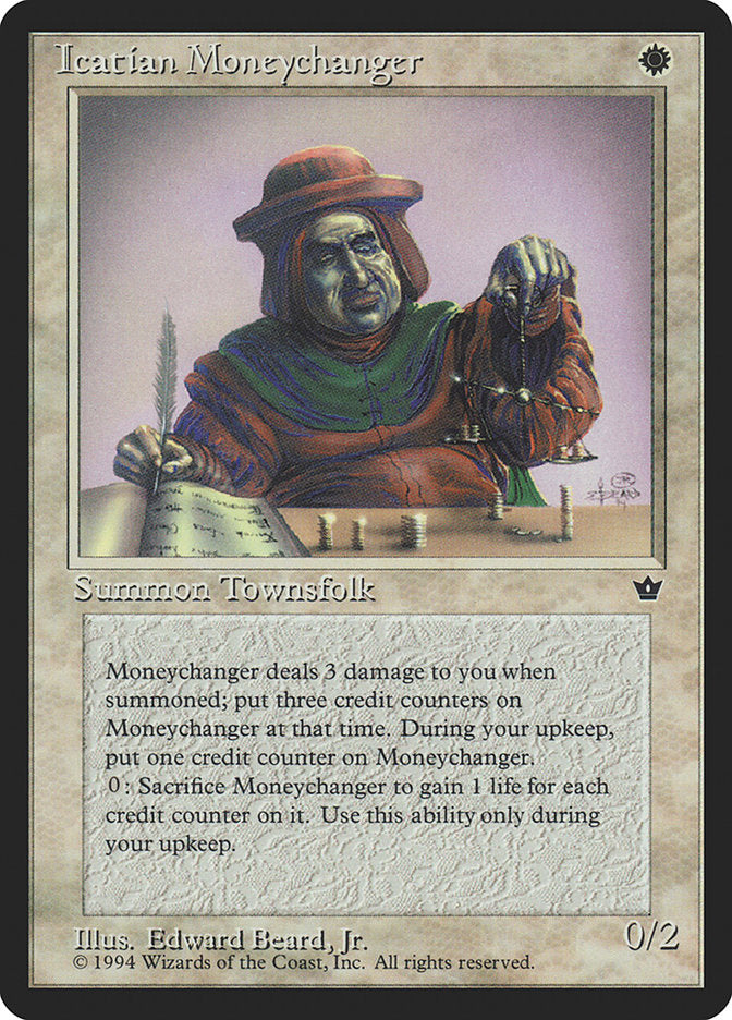 Icatian Moneychanger (Edward P. Beard, Jr.) [Fallen Empires] - Magic: The Gathering - Card Brawlers | Quebec | Canada |