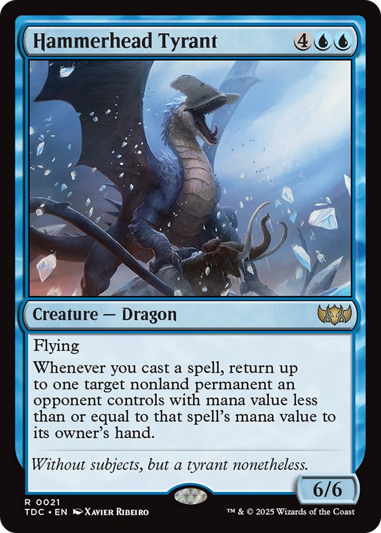 Hammerhead Tyrant [Tarkir: Dragonstorm Commander] - Magic: The Gathering - Card Brawlers | Quebec | Canada |