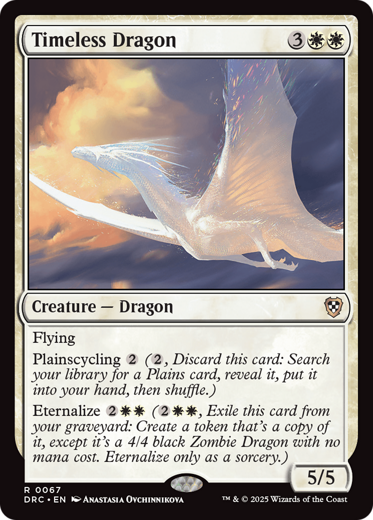 Timeless Dragon [Aetherdrift Commander] - Magic: The Gathering - Card Brawlers | Quebec | Canada |
