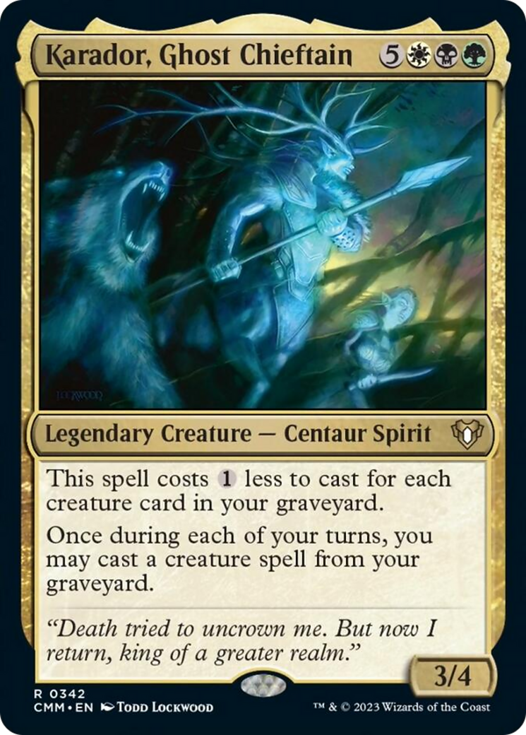 Karador, Ghost Chieftain [Commander Masters] - Magic: The Gathering - Card Brawlers | Quebec | Canada |
