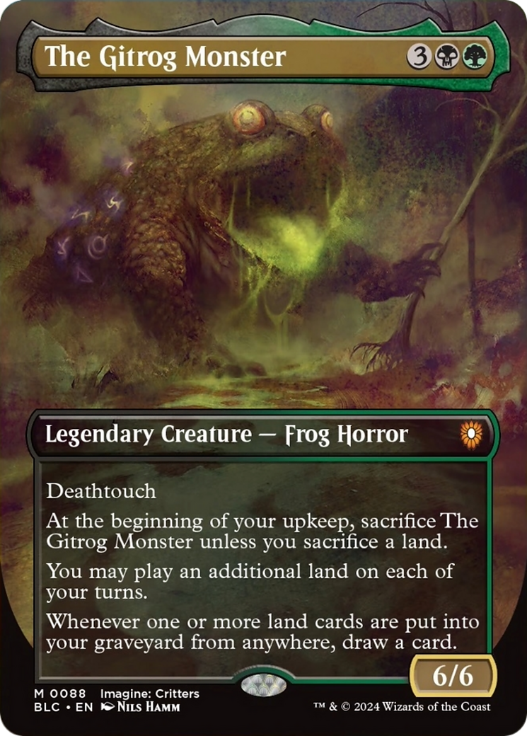 The Gitrog Monster (Borderless) [Bloomburrow Commander] - Magic: The Gathering - Card Brawlers | Quebec | Canada |