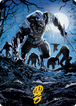 Tovolar, the Midnight Scourge 2 Art Card (Gold-Stamped Signature) [Innistrad: Midnight Hunt Art Series] - Magic: The Gathering - Card Brawlers | Quebec | Canada |