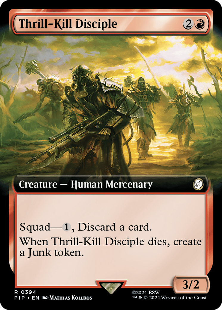 Thrill-Kill Disciple (Extended Art) [Fallout] - Magic: The Gathering - Card Brawlers | Quebec | Canada |