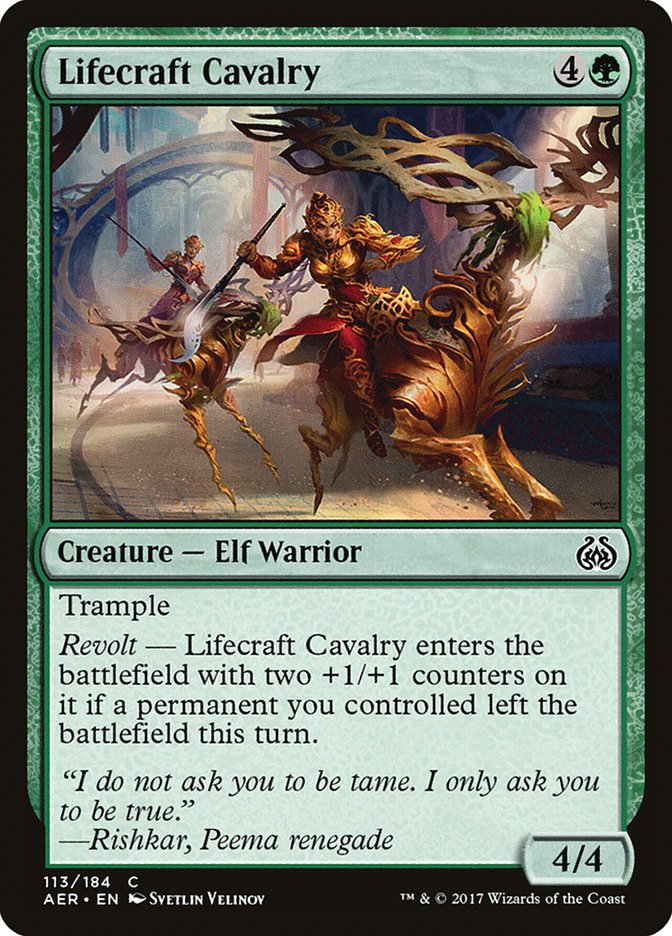 Lifecraft Cavalry [Aether Revolt] - Magic: The Gathering - Card Brawlers | Quebec | Canada |