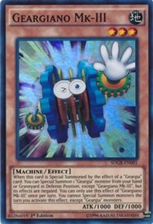 Geargiano Mk-III [SDGR-EN001] Super Rare - Yu-Gi-Oh! - Card Brawlers | Quebec | Canada |