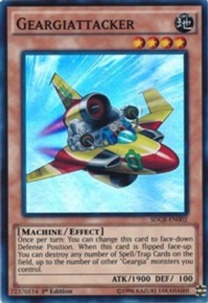 Geargiattacker [SDGR-EN002] Super Rare - Yu-Gi-Oh! - Card Brawlers | Quebec | Canada |