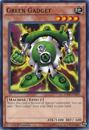 Green Gadget [SDGR-EN009] Common - Yu-Gi-Oh! - Card Brawlers | Quebec | Canada |