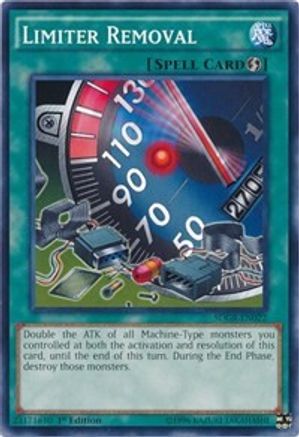 Limiter Removal [SDGR-EN022] Common - Yu-Gi-Oh! - Card Brawlers | Quebec | Canada |